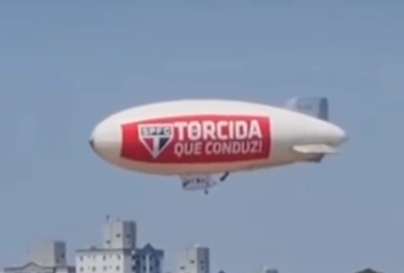 blimp crash in brazil