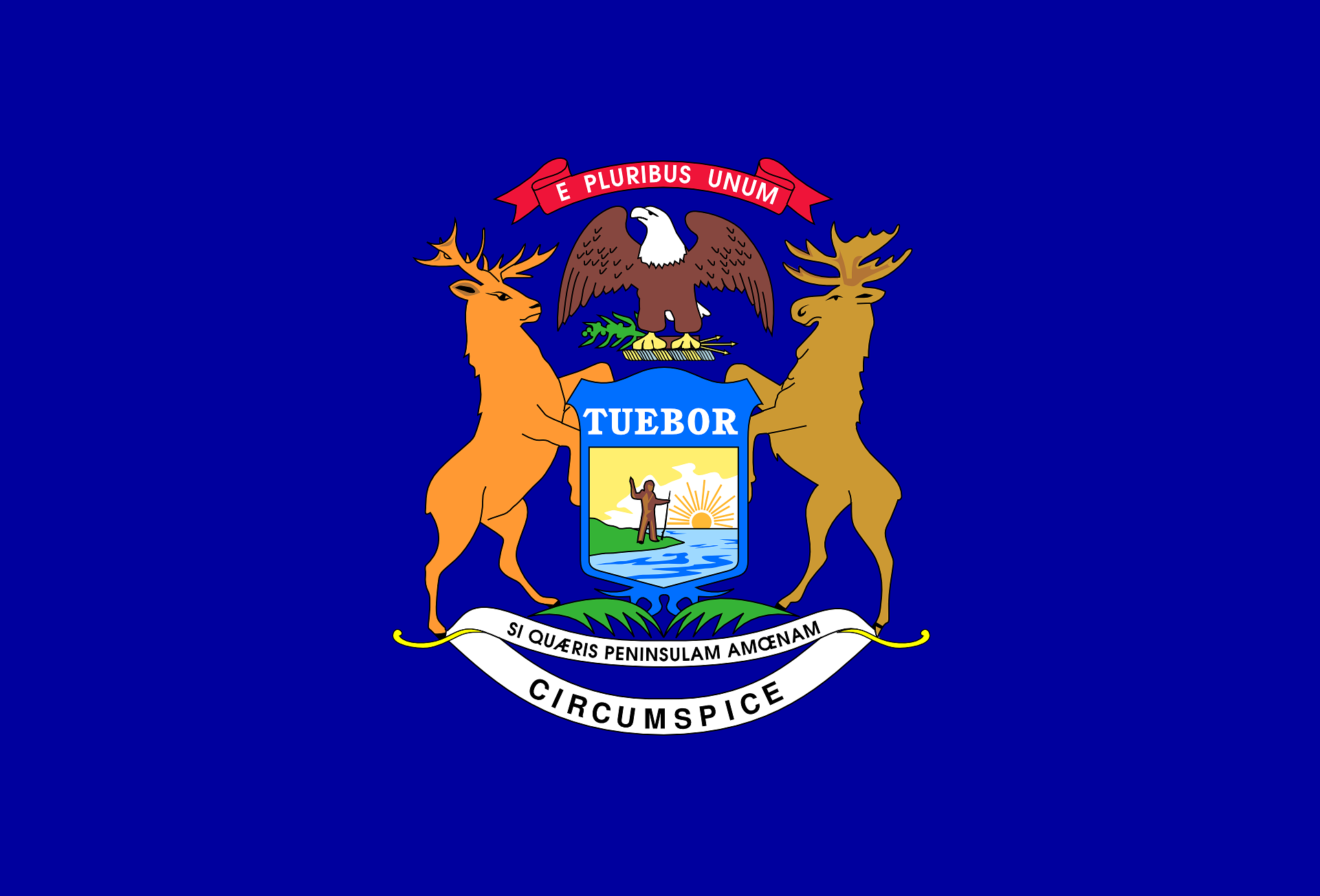 Politician Serving From Prison Michigan State Flag